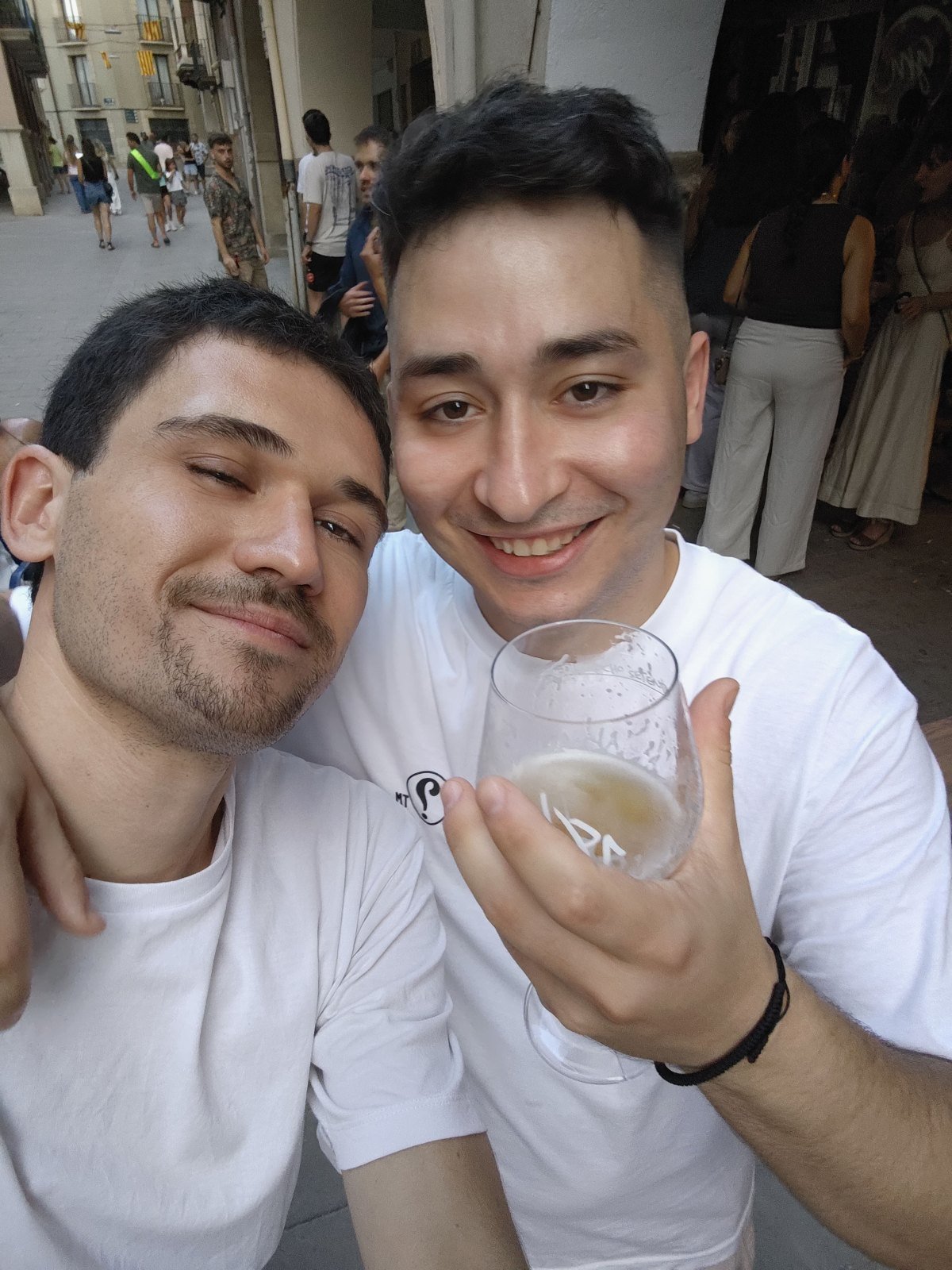 Foto del brindis
