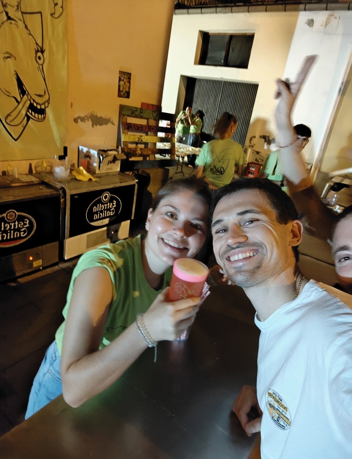 Foto del brindis